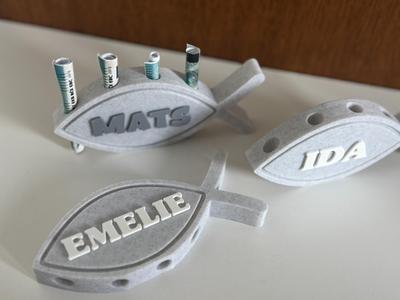 Personalized money fish