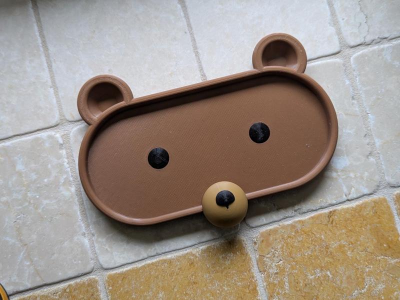 Animal Face Eyeglass Holder - Bear