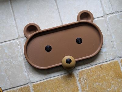 Animal Face Eyeglass Holder - Bear