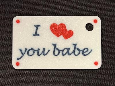 Valentine's Day Keychain