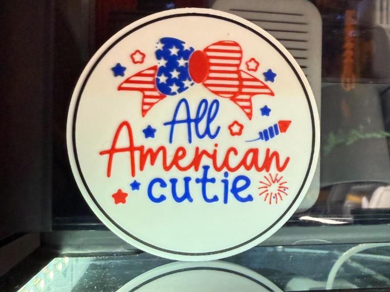 ALL AMERICAN CUTIE COASTER 