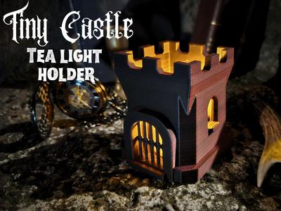 Tiny Castle Tea Light Holder
