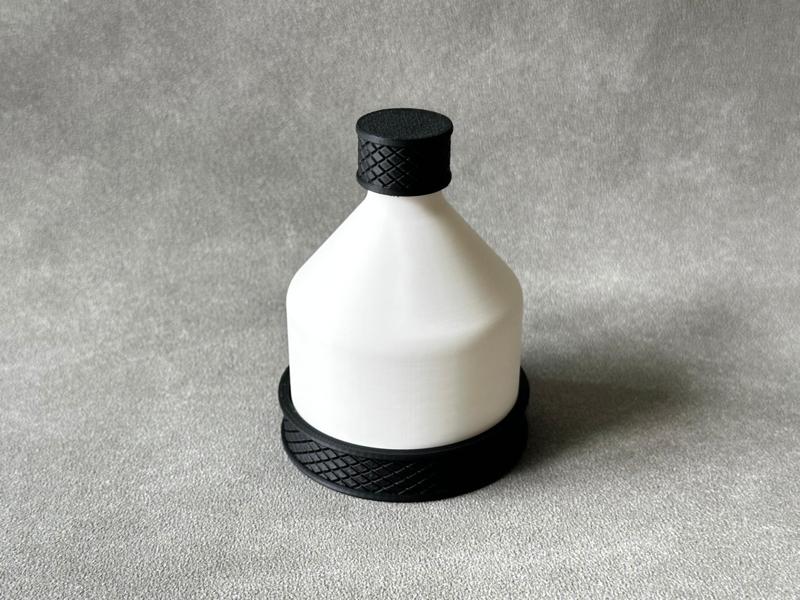 Dual-Port Protein Funnel Pot (Bottle Mount Ready)