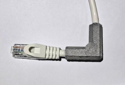 Right Angle Ethernet Cable Holder
