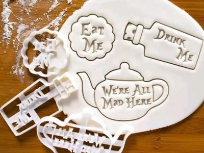 Alice in Wonderland cookie cutters