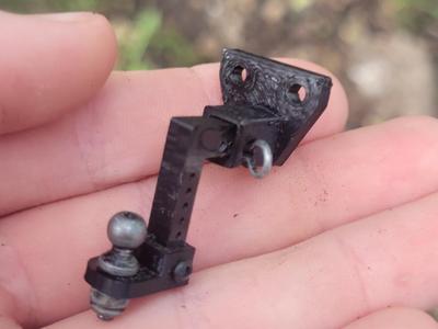 Trx4m fully adjustable drop hitch 
