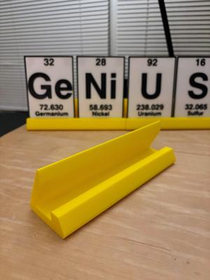 Desktop Stand for Spelements! | Periodic Table of Elements Desk Display | Chemistry Desk Toy