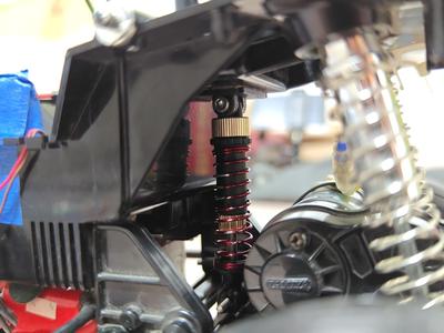 [Non-destructive Modification] Tamiya Lunchbox CW01 Central Shock Mount