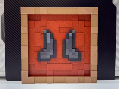Netherite Boots - Minecraft Item Frame