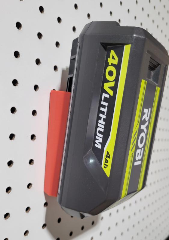 SORTSET RYOBI 40V Battery Holder Wall Mount
