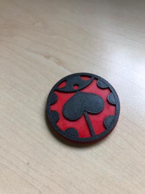 Ladybug pin