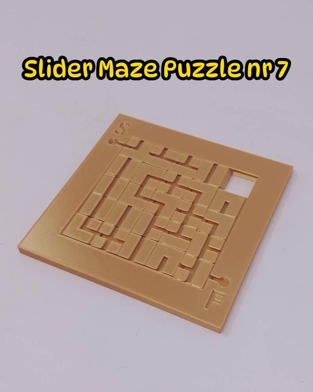 Slider Maze puzzle nr 7.