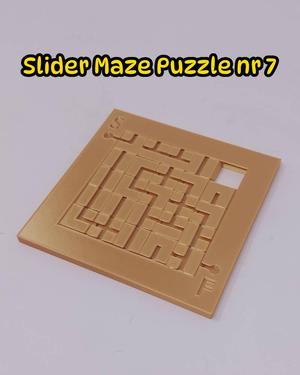 Slider Maze puzzle nr 7.