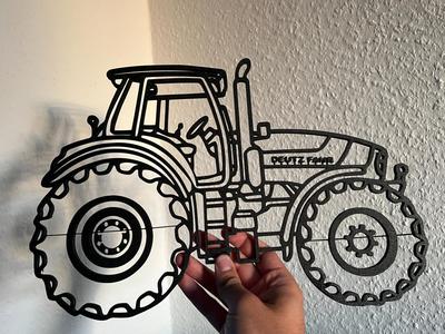 Deutz Fahr Line-Art Wall Decoration