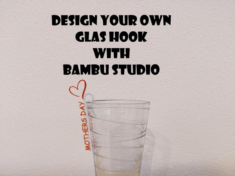 Mother's Day Glass Hook Glass Marker - Name Customizable