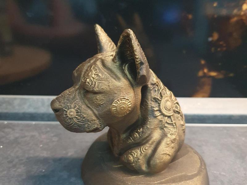 Steampunk Hund Staffordshire Pitbull 
