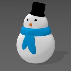 Christmas Snowman Ornament