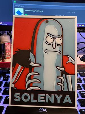 Pickle Rick Solenya - Hueforge