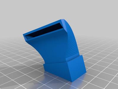 Minimalistic 5015 fan duct for wide airflow parts cooling