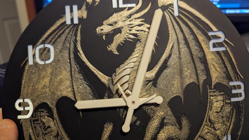 Sword Clock Hands - Hours and Minutes.