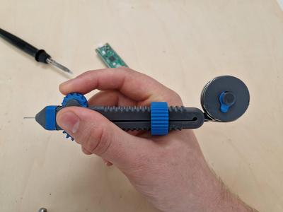 Solder Scroll - Ergonomic, Adjustable Solder Tool