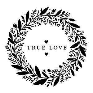 Flower love wreath