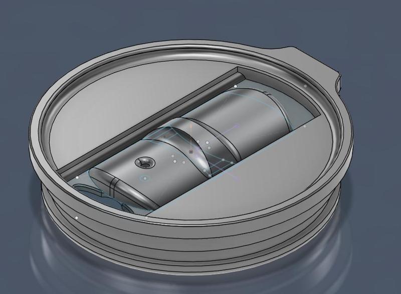 Parametric Lid For Coffe Cup with TPU O-Ring