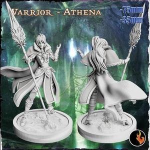 Athena - Fantasy Girls STL Vol 2 - 75mm + 35mm Scale