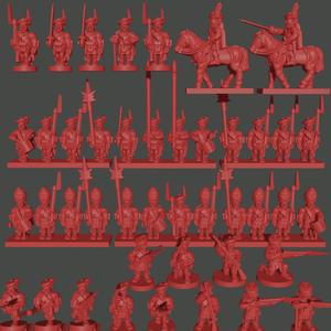 6-15mm British SYW Highlanders - Infantry & Grenadiers (SYW-GB-5)