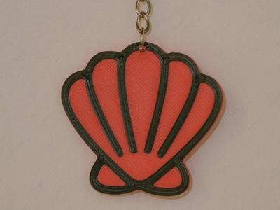Shell Keychain