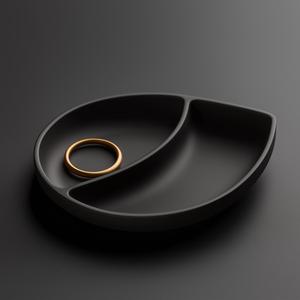 Dewdrop Jewelry Tray – Elegant Dual-Section Organizer