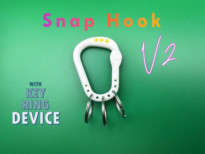 Snap Hook / Karabiner + Key ring device