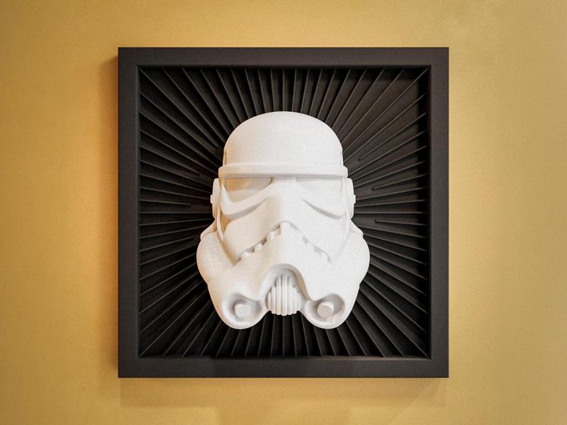 Stormtrooper - Star Wars 3D-Wallart - No AMS 