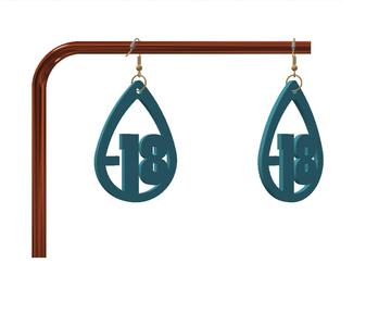 Naughty keychain / earrings