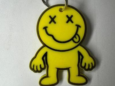 Nirvana Smiley Keychain