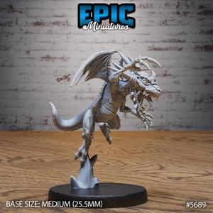 Abyss Drake / Dragon Demonic Creature / Flying Dragonborn Demon / Evil Beast / Winged Devil Encounter