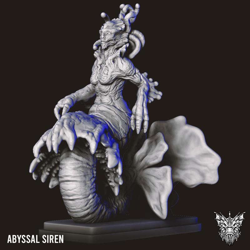 Abyssal Siren - Statue