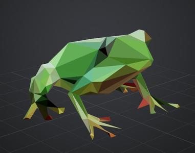 Low Poly Frog