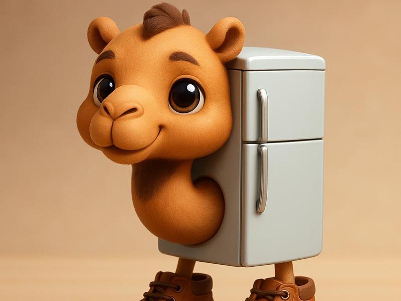 Funny Camel Fridge Chibi - Brainrot