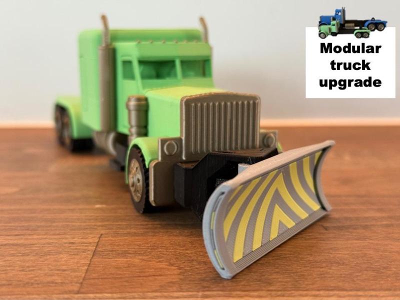 Snowplow snap-on upgrade for Truck