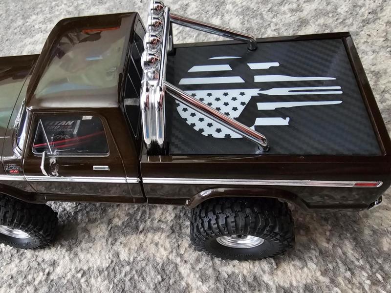TRX4m Tonneau Punisher-Like American Flag