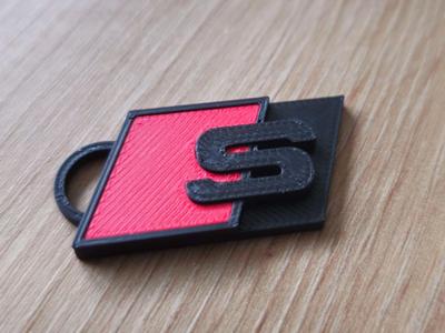 Audi S Keychain