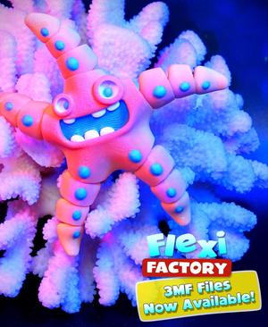 Flexi Factory Starfish with 3MF Included!