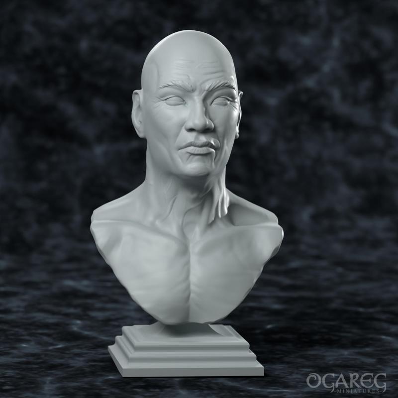 Academic Human Elder bust