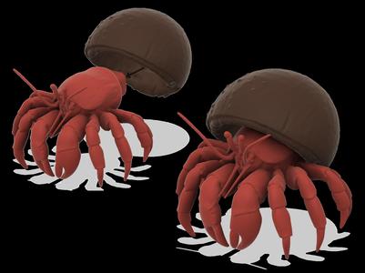 Multi Part Coconut Crab (fusion360)