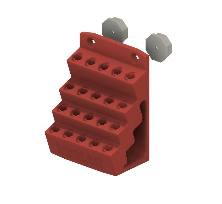 SORTSET 20 Piece 1/4" Bit Holder for Multiboard