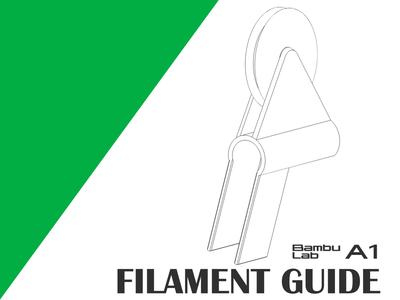 Filament Guide for A1 spool holder - TPU print aid