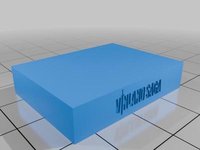 Vinland Saga Logo Cube for Ame8´s stand 