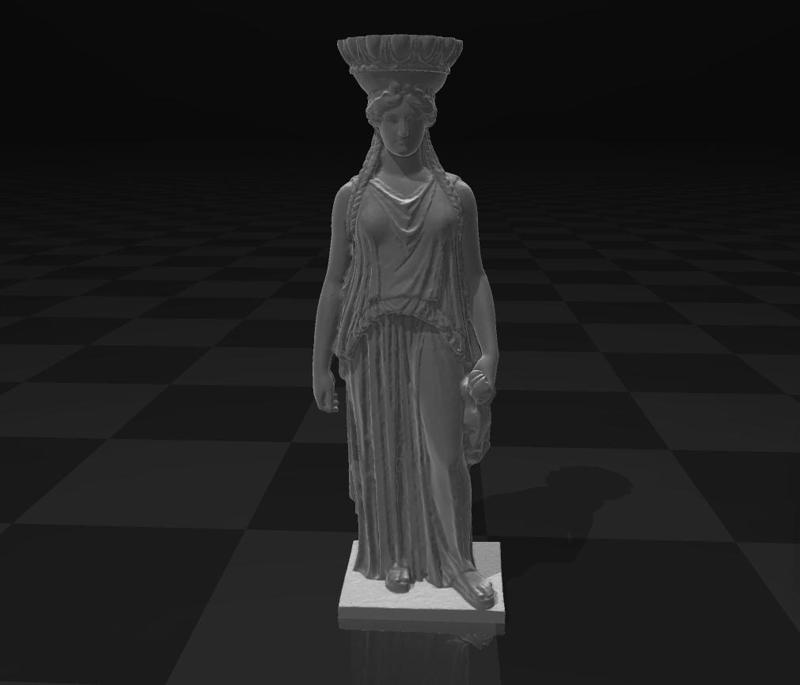 Caryatid of Acropolis - fully restored