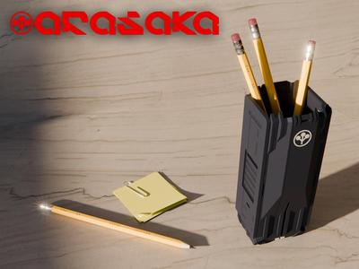 Cybepunk Arasaka Tower Pen Cup